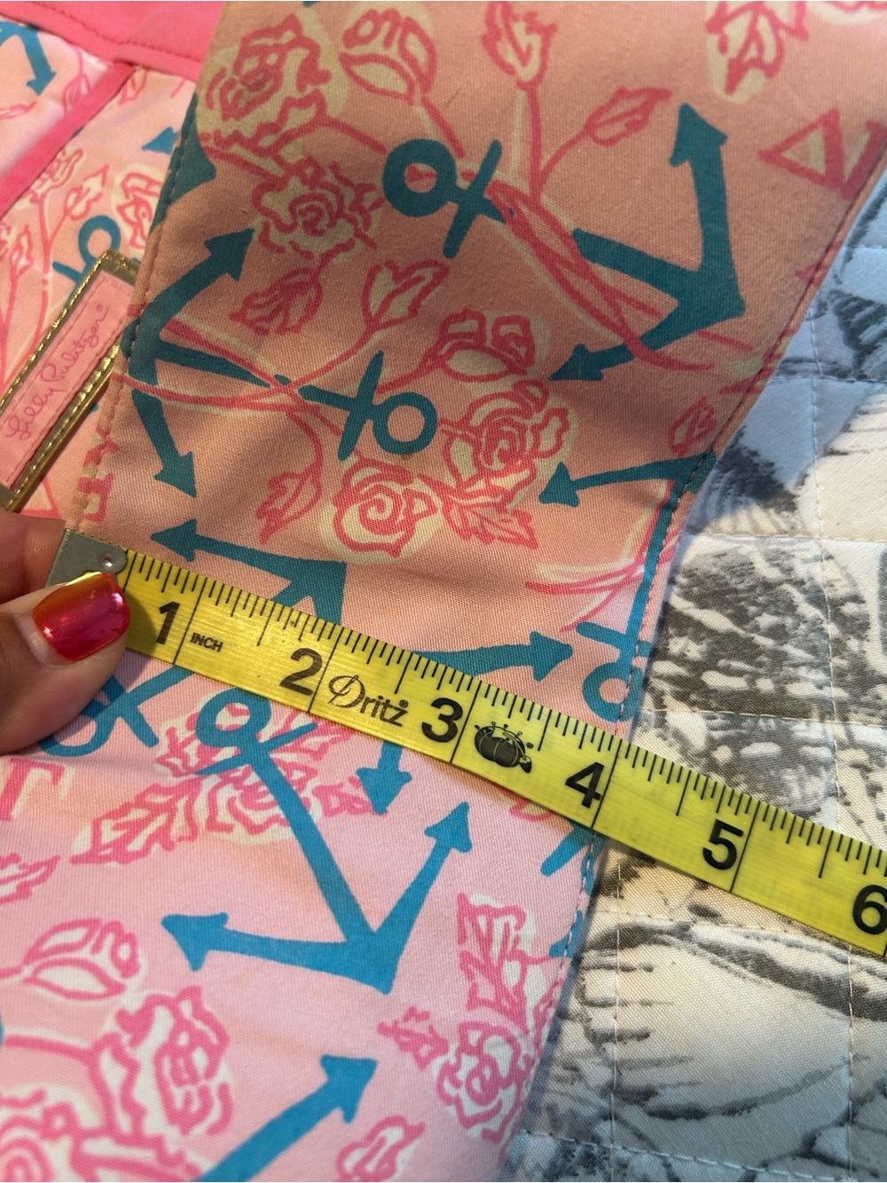 Lilly Pulitzer Pink Anchor Print Tote Bag - Picture 8 of 8